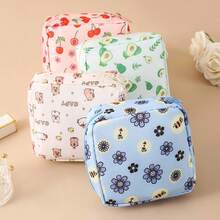 Mini Portable Cute Sanitary Pad Storage Bag, Pouch For Tampons, Pads And Lipsticks - Multicolor - View 2