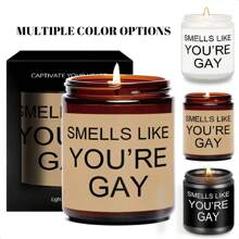 GAY Lavender Scented Candle Gifts Ideas For Gay Men, Funny Gifts For Boyfriend Brother Husband, Funny Cute Unique Essential Anniversary Birthday Valentine's Day Home Decor Gifts For Him, Gifts For Friends Room Decor,Gifts Graduation - Multicolor - View 1