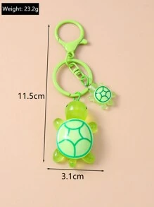 1pc Cute Turtle Shaped Keychain For Women, Everyday Accessory School Cartoon Car Accessories Goth Y2k Halloween Accessories Teachers Day Christmas Gift Ideas Bag Lanyards With Id Holder Car Accessories Bag Charms