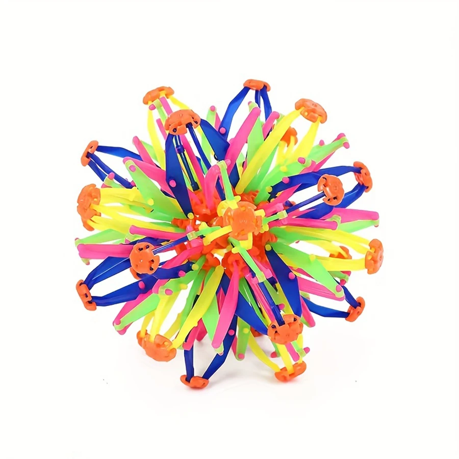 Extendable Magical Transformable Shrinking Flower Ball, Juggling Bouncy