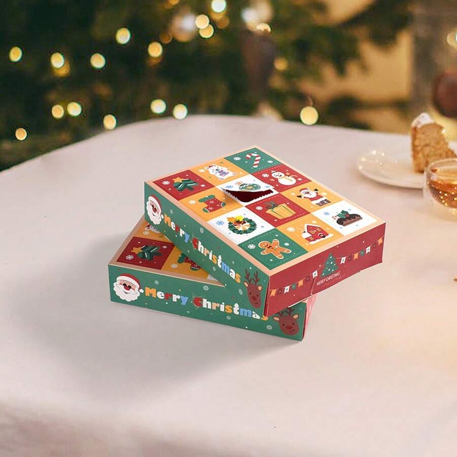 5pcs/Pack Christmas Blind Box Empty Boxes, DIY Surprise Gift Boxes In Stock, Halloween, Halloween Decoration - Multicolor - View 1