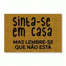 Entrance Mat Doormat Feel At Home - 金色 - 查看 1