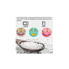 Children's Tableware Set Baby Food Supplement Feeding Training Silicone Cutlery 8pcs/6pcs Set Baby Suction Bowl Mother And Baby Supplies - 藏蓝色 - 查看 9