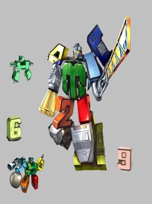 Kids Boys/Girls Digit Puzzle Assembly Digit Learning Combination Intellectual Parent-Child Interactive Changeable Cars Toy (Random Style & Color) - Multicolor - View 2