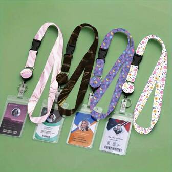 Expandable Detachable Cruise Lanyard With Cruise Luggage Tag And Waterproof ID Card Holder,School Supplies,Back To School