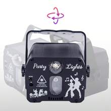 Światła dyskotekowe DJ-a Światła imprezowe LED Światła sznurkowe Scena Stroboskopowe światła Migające powoli Brokat Zmiana koloru Dźwięk Zdalna aktywacja Nadaje się do wystroju domu Klub Wielkanoc Halloween Boże Narodzenie Bar Party Urodziny Ślub Święto Propozycja Rocznica