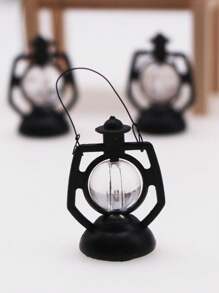 3pcs Plastic Material Kerosene Lamp Design Miniature Model Of Decoration House Suitable For Home Decoration DIY Ornaments Best Gifts Birthday