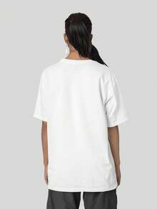 Women's Oversized Blouse T-Shirt California Print 002 - trắng - Xem 3