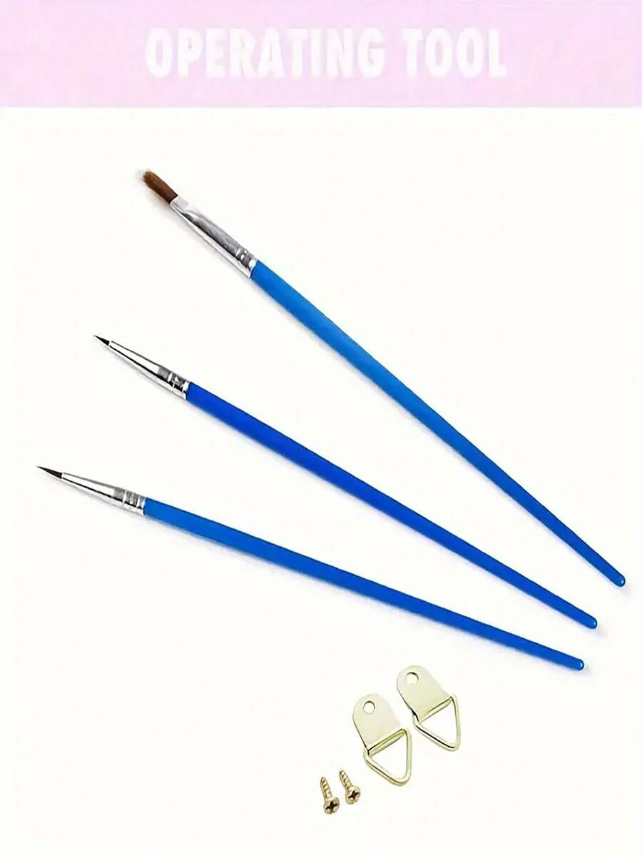 2 Sets Digital Oil Painting Kid's Artwork Kit For Christmas, 40*50CM