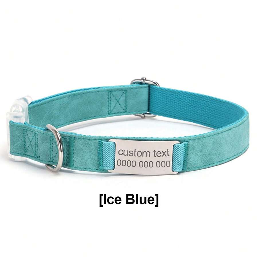 Custom Dog Collar With Metal Buckle Pet Collars Personalized With
