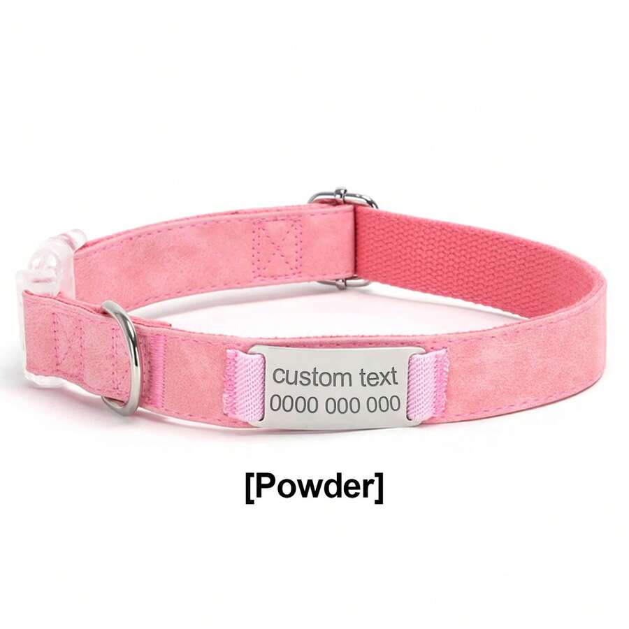 Custom Dog Collar With Metal Buckle Pet Collars Personalized With