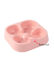 1 chiếc bát đựng thức ăn cho thú cưng khắc tên theo yêu cầu, bát nhựa cho chó/mèo có khắc tên - Nhiều màu - Xem 11