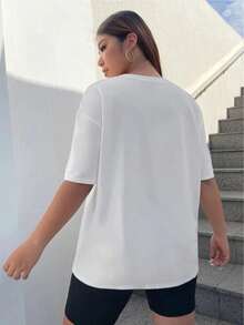 T-Shirt Trouxa Favorite Women's Fashion - 白色 - 查看 2