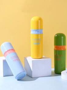 1pc Portable Travel Toothbrush Set With Cover, Rinse Cup, Toothpaste And Toothbrush Storage Box, Includes Toothbrush Holder, Toothpaste Container, Travel Essentials Storage Box, Suitable For Beach, Travel, Business, Camping, Everyday Use - Multicolor - View 3