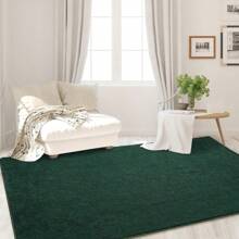 lochas Soft Low Pile Rug Modern Area Rugs For Bedroom Living Room,Suitable For Boys Girls Teenagers And Adults With Super Soft Touch - 墨綠色 - 查看 6