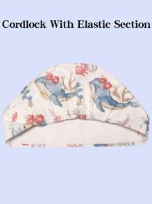 1pc Adjustable And Breathable Cartoon Ocean Pattern Polyester Fabric Gardening/Pet/Chef/Nurse Cap, Suitable For All Seasons - Multicolor - View 4
