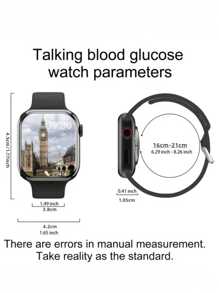 1pc Bluetooth-Enabled Men's/Women's Silicone Strap Square Dial Smart Watch, Multi-Functional Including Sport Pedometer, Call Notification, Heart Rate Monitor, Water Resistant, Compatible With IOS/Android Devices