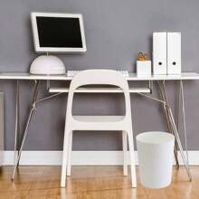 1pc Plastic Small Trash Can Wastebasket, Garbage Container Basket For Bathrooms, Laundry Room, Kitchens, Offices, Kids Rooms, Dorms