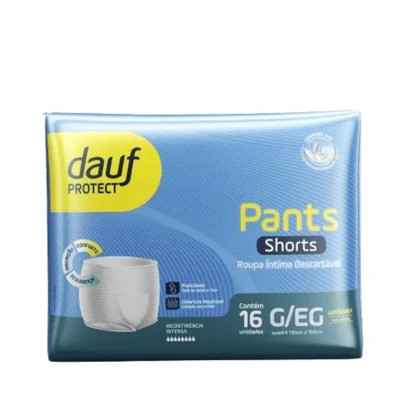 Roupa Íntima dauf Pants Tamanho G/Eg com 16 Unidades