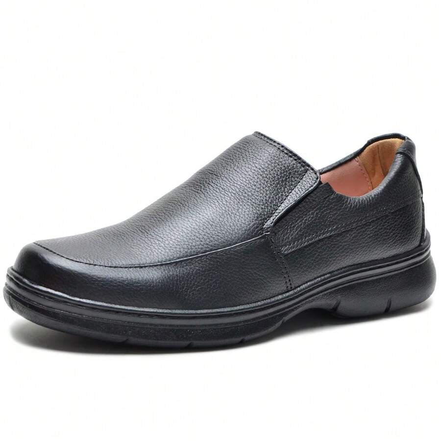 Comfort Leather Shoes - 黑色 - 查看 1