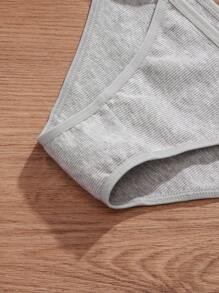 3 piezas de bragas para mujer, ropa interior femenina de lencería suave con diseño sexy de tiro bajo