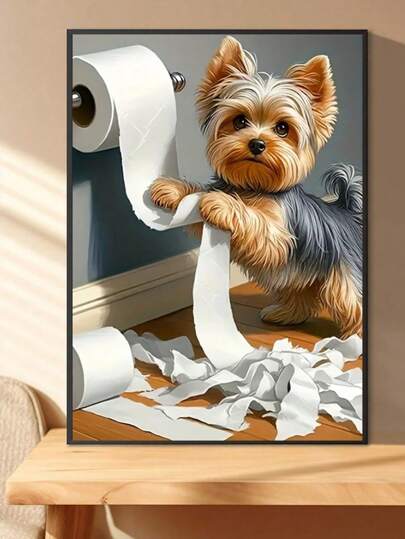 5D DIY Diamond Painting Kit - Cute Puppy Design, Full Drill Art Set For Beginners, Frameless Craft, Perfect Gift For Birthday And Holidays, 1/3 Pcs Set