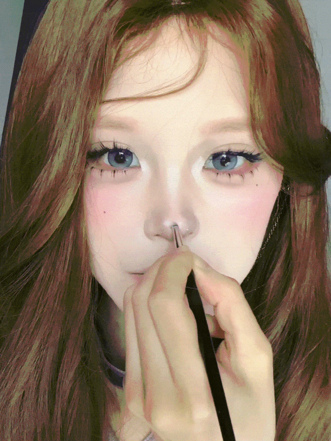 JUDYDOLL 二合一高光修容盘 9g，哑光高光和腮红盘，适合初学者、自用和送礼，适合派对、约会、婚礼和其他场合的化妆 - #04 - 查看 2