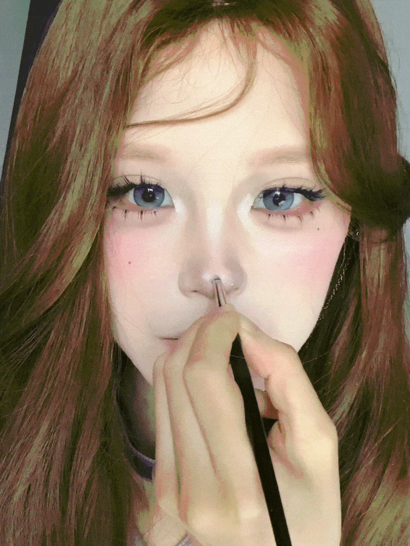 JUDYDOLL 2-In-1 HIGHLIGHT & CONTOUR PALETTE 9g, Matte Highlighter And Blush Palette, Versatile For Beginners, Self-Use And Gifts, Suitable For Makeup For Parties, Dates, Weddings And Other Occasions