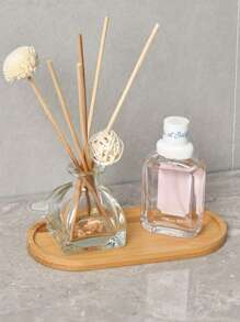 1 件竹制浴室托盘，波西米亚风多功能桌面收纳篮，适用于浴室家居浴室装饰浴室收纳盒秋季装饰返校 - 彩色 - 查看 4