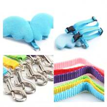 Adjustable Cat Harness With Leash And Angel Wings LR-0304 - 黑色 - 查看 6