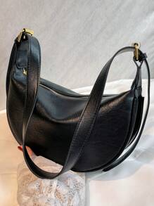 Fashionable New Women's Solid Color Oblique Shoulder Bag, Simple And PU Leather, Suitable For Dating, Shopping, Versatile Design