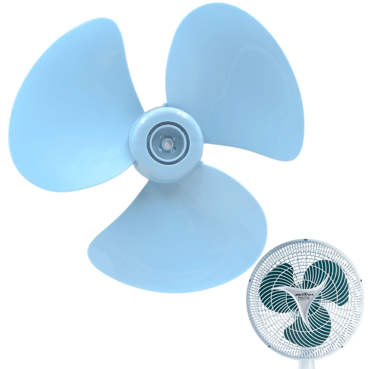 Britania Super Turbo Silenceium 30 3pas Fan Propeller - Màu xanh lam - Xem 1
