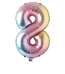 Balão Metalizado Diversas Cores Número 40cm Aniversário Festa