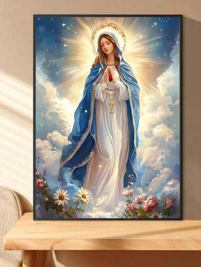 5D Diamond Painting Kit - Theme (Adult), DIY Full Diamond Circle Mosaic Art Craft Kit, Ideal Beginner Craft Project, Unframed Wall Art Decor For Bedroom & Living Room, Holiday Gift Idea