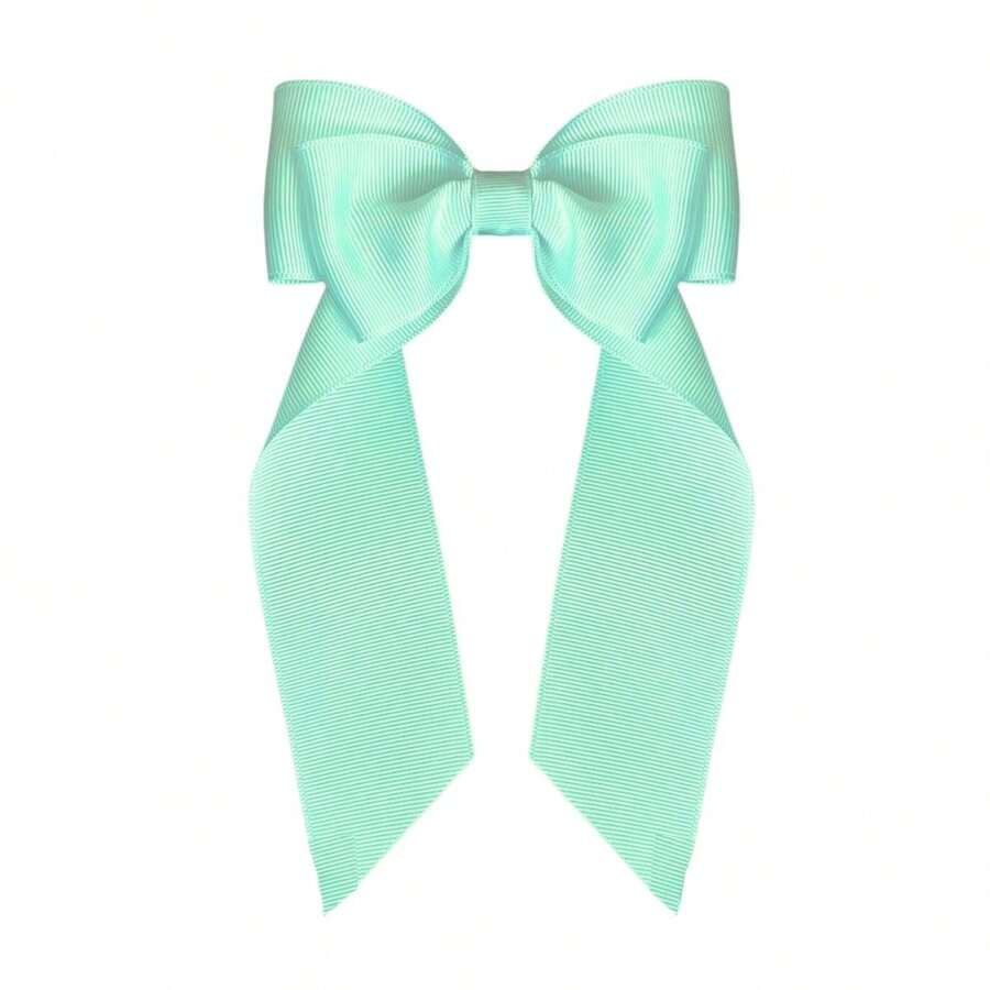 Virginia Hair Bow Hairstyle Pastel Tones Elegant Luxury Fashion - 綠色 - 查看 1