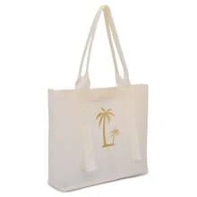 Bolsa de Praia Verão não molha Clube Praia Piscina Tenis Esporte - Branco - Visão 4
