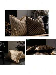 Woven Throw Pillows In Sofa Living Room - 1 - 查看 5