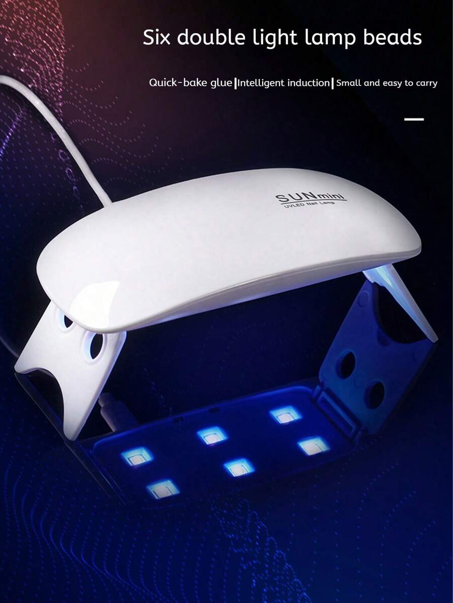 1 Đèn Làm Móng Tay Mini Máy Trị Liệu Bằng Ánh Sáng Gấp Cầm Tay Di Động Đèn Sấy Móng Tay Máy Trị Liệu Bằng Tia UV, Được Sử Dụng Cho Nhiều Kiểu Chữa Móng Tay Bằng Ánh Sáng, Gia Đình Và Ngoài Trời