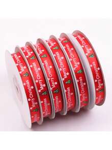 Ruy băng satin đỏ Ruy băng gói quà cây thông Noel, Halloween, Trang trí Halloween - Nhiều màu - Xem 7
