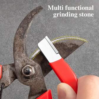 2pcs Professional Knife Clipper Sharpener - Tungsten And Diamond Ceramic Sharpener, Suitable For All Blades, Including Garden Scissors Sharpeners