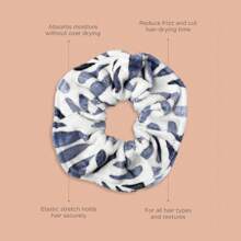 Versatile Quick-Dry Absorbent Microfiber Hair Scrunchie, Reduces Frizz For All Hair Types