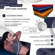 Waterproof Gymnastics Fitness Mat With Foam Ready For Delivery - màu đen - Xem 2