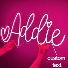 Custom LED Neon Sign, Suitable For Wall Decor, Personalized USB Neon Light Sign, Home Bedroom Decor, Birthday Holiday Gift, Party Shop Or Business Illuminated Sign. Holiday Decoration, Summer Vacation