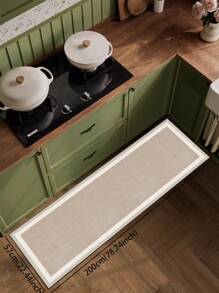 1pc Premium Diatomite Cushion Kitchen Mat With Advanced Pattern, Luxurious And Fashionable, Fatigue-Resistant, Water Absorbent, Anti-Slip, Suitable For Kitchen, Bathroom, Entrance, Laundry Room And More - Multicolor - View 10