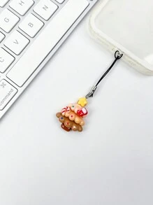 圣诞树形手机挂绳，创意手机挂饰，吊坠挂绳，背包装饰 - 彩色 - 查看 10