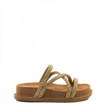 Raissa Flat Sandal - 駝色 - 查看 1