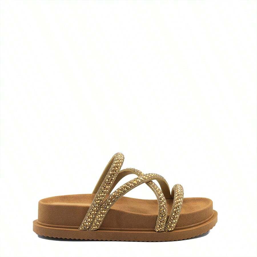Raissa Flat Sandal - 駝色 - 查看 1