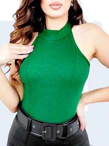 Women Bodysuits - 香檳色 - 查看 10