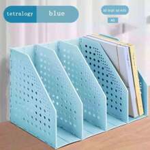 1pc A4/A5 3-Tier/4-Tier Foldable Book Stand, Student Adjustable Book Rack, Desk Organizer, Ideal Gift For Students, Back To School Supplies