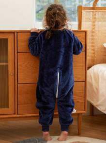 MICHLEY 1Pc Flannel Baby Sleeping Bag, Long Sleeve Zipper Wearable Sleeping Bag Suitable For Autumn And Winter Boys Girls Cute Casual Suitable For Fun And Vacation Baby Products